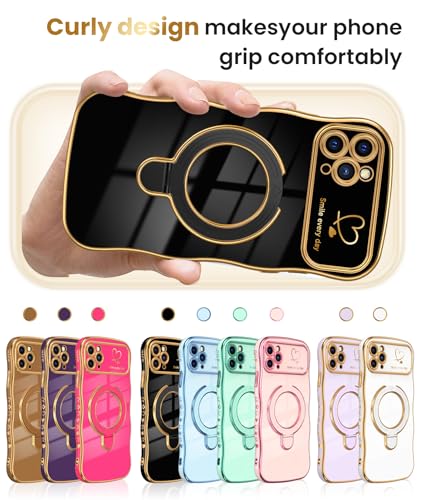 Coque iPhone 11 Pro Max antichoc noire à bord doré avec son protège-écran - 5