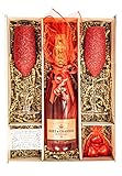Moët & Chandon 75cl Sparkling Red Valentines Day Gift Set Hamper With 2 Matching Sparkling Champagne Flutes Fully Gift Boxed - Birthday, Anniversary, Thank You Gift For Him and Her