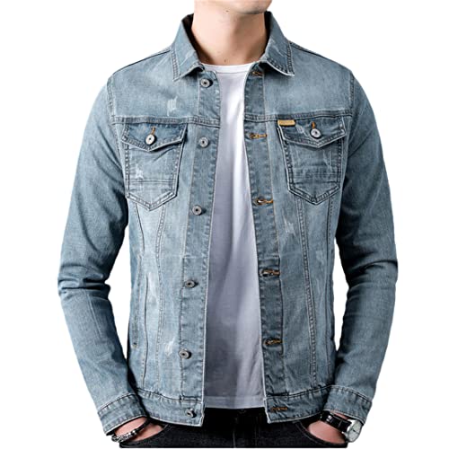 Veste en jean homme XL confortable pour un look vintage sans effort