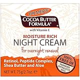 Palmer's Cocoa Butter Formula Overnight Moisture Rich Night Facial Cream, 2.7 Ounces (Pack of 6)