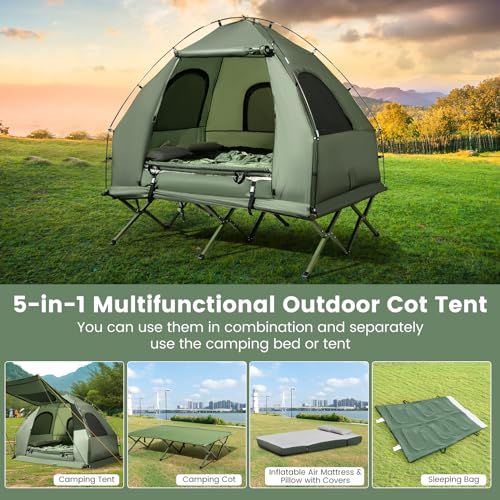 Carpa elevada 5 en 1 para 1 persona KOTEK camping miniatura 2