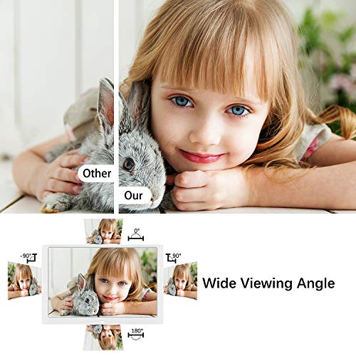 UrChoiceLtd Digitale Fotolijst 10.1 Inch 1920x1080 FHD IPS Groothoek Scherm Hoge Resolutie Display Foto/Muziek… - Image 4