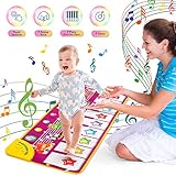 🎹3 x AA-Batterien (ausgeschlossen) verwenden intelligenten elektronischen Chip, automatisch in den Energiesparzustand nach 2 Minuten Inaktivität. Die obere linke Ecke ist der Ein-/Ausschalter und das Batteriefach.