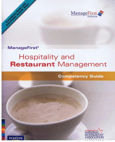 Hospitality And Restaurant Management: Competency Guide (Managefirst)