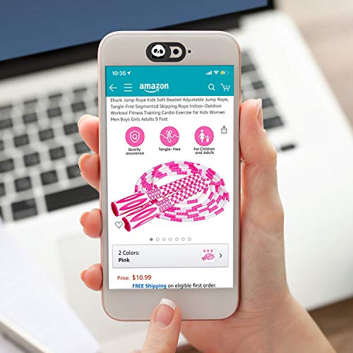 image for HKDGYHON Laptop Camera Cover Slide, 0.02 Inch Ultra Thin Cute Panda Ca