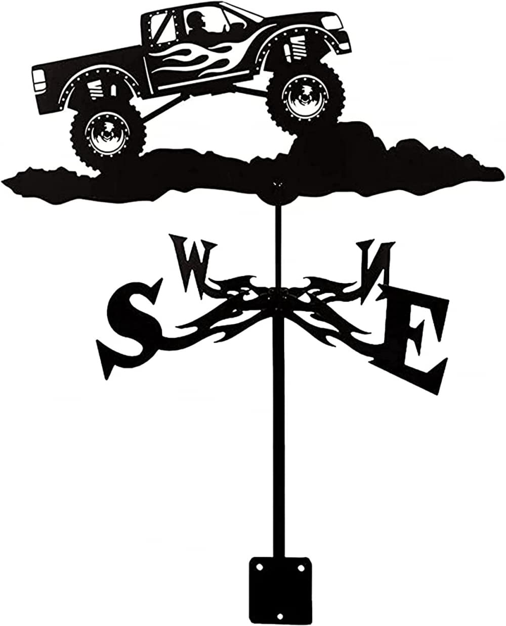 TAXXII Weathervane Weather Vane Wind Direction Indicator Measuring Tools Vanes Decorative Garden Yard