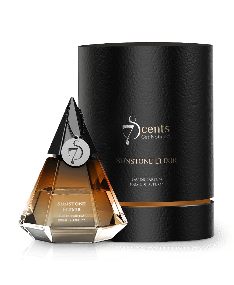 7S Sunstone Elixir Unisex Eau de Parfum 100ml Unisex Perfume | Long Lasting Perfume for Men & Women | Premium Luxury Fragrance Scent | Christmas gift for men | Gift For Friends | Gift for Men | Valentine’s Day & Special Occasions