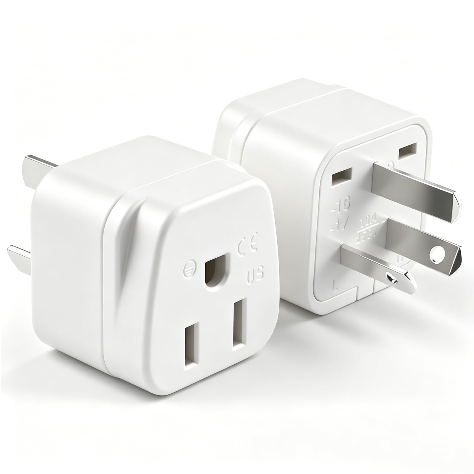 New Zealand US to Australia Travel Plug US Argentina China Type I Power Adapter, Pack of 2-picture-30