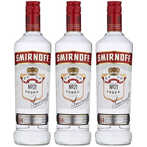 Smirnoff Red Vodka 70cl Case of 3 Cover