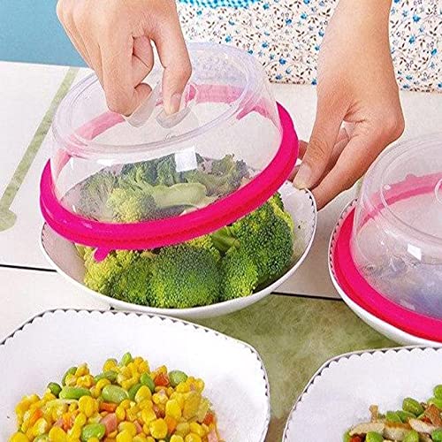 UPKARANWALE Transparent microwave heating silicone fresh-keeping cover refrigerator fresh-keeping film sealed food bowl cover
