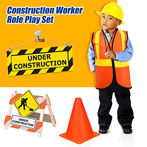 Gejoy 48 Pzas Disfraz Niños Construcción Fiesta miniatura 2