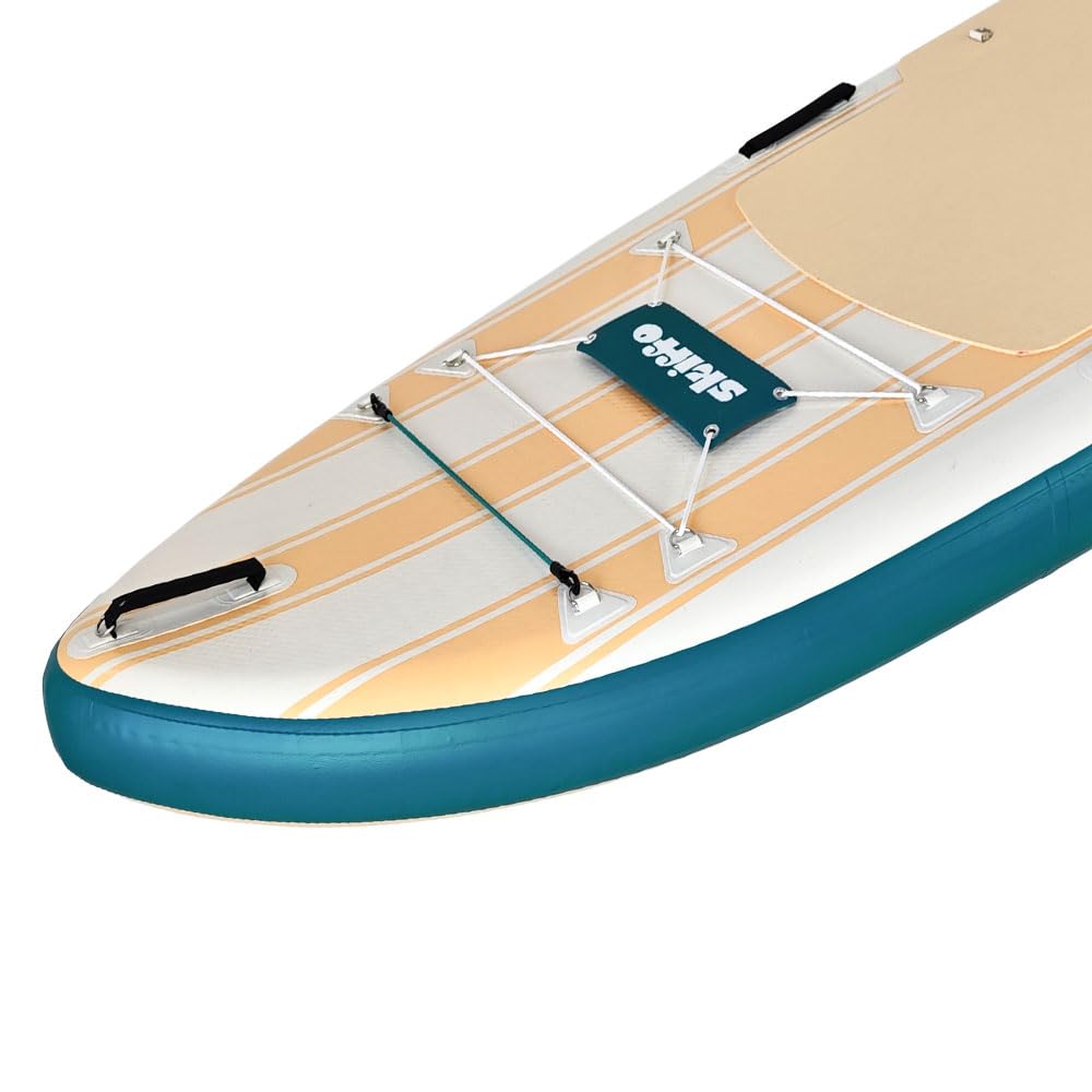 Skiffo Rivage Lagoon 11' – Sup Inflable 2 en 1 Kayak Completo – 335 x 86 x 15 cm – MAX 160 kg – Estable y versátil – Diseño único