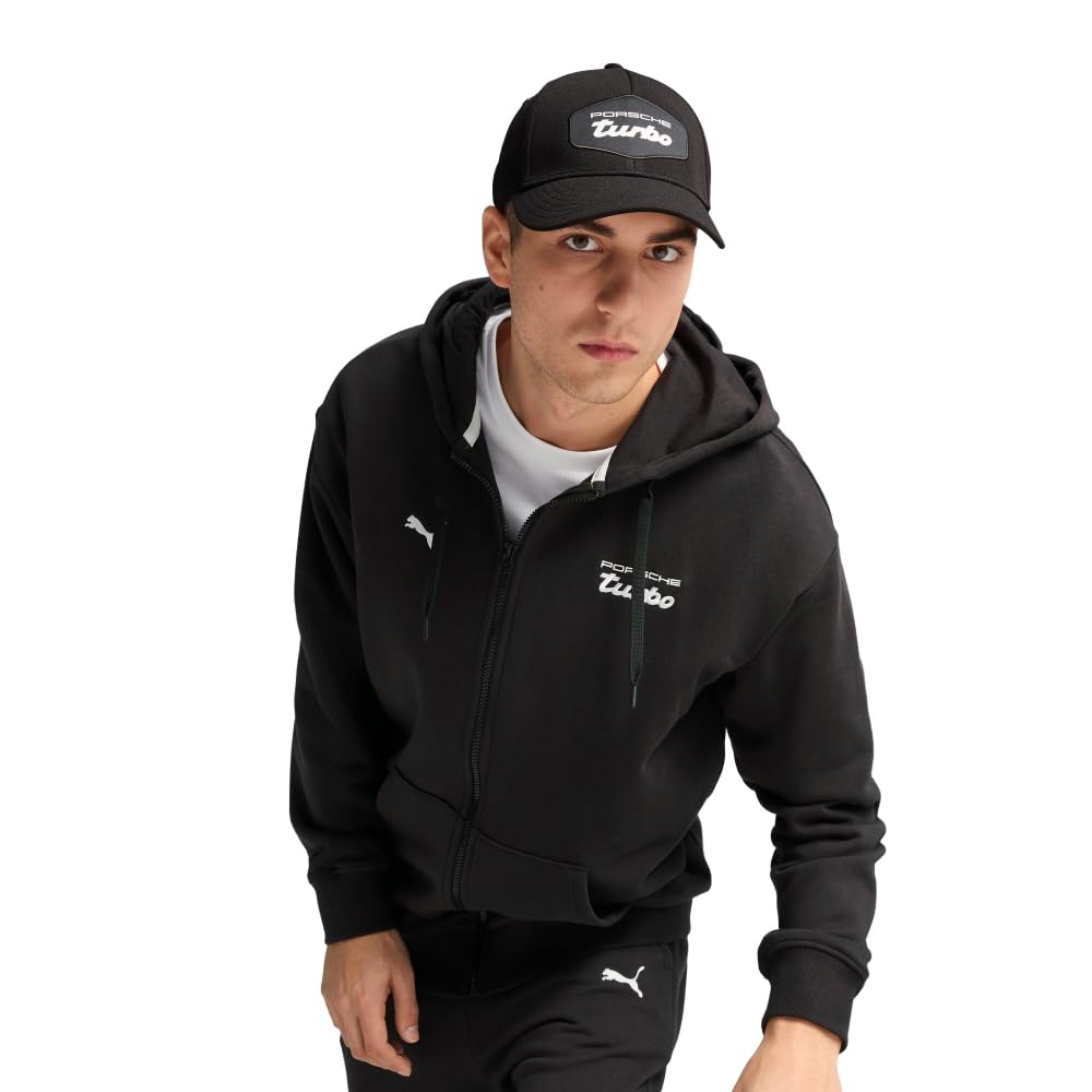 Mens Porsche Legacy Baseball Cap Casual - Black