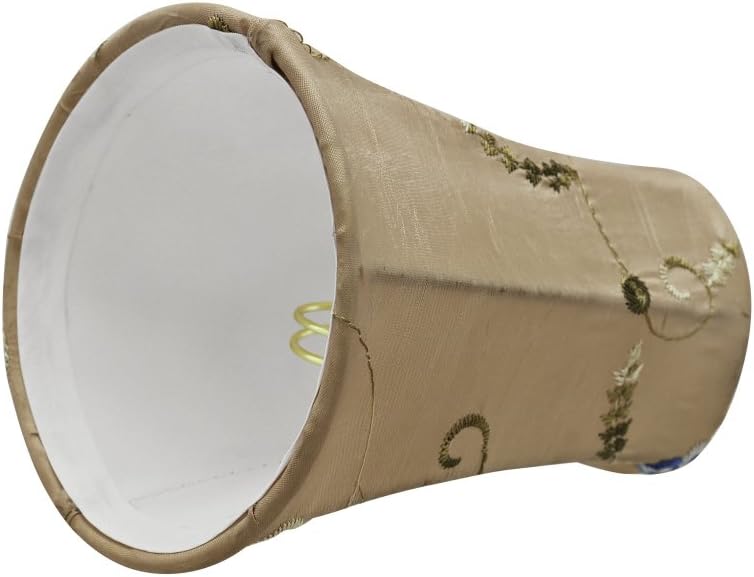 Uр Tо 40% оƒƒ Aspen Creative 30241-2 Small Bell Shape Chandelier Set (2 Pack), Transitional Design in Gold, 4 Bottom Width (2 1/2 x 4 x 5) Clip ON LAMP Shade, Count