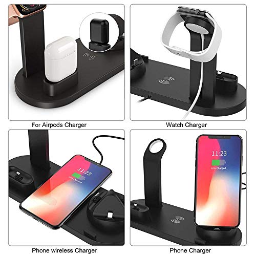Charging Dock Stations 4in1 Wireless Charging Pad, Charging P