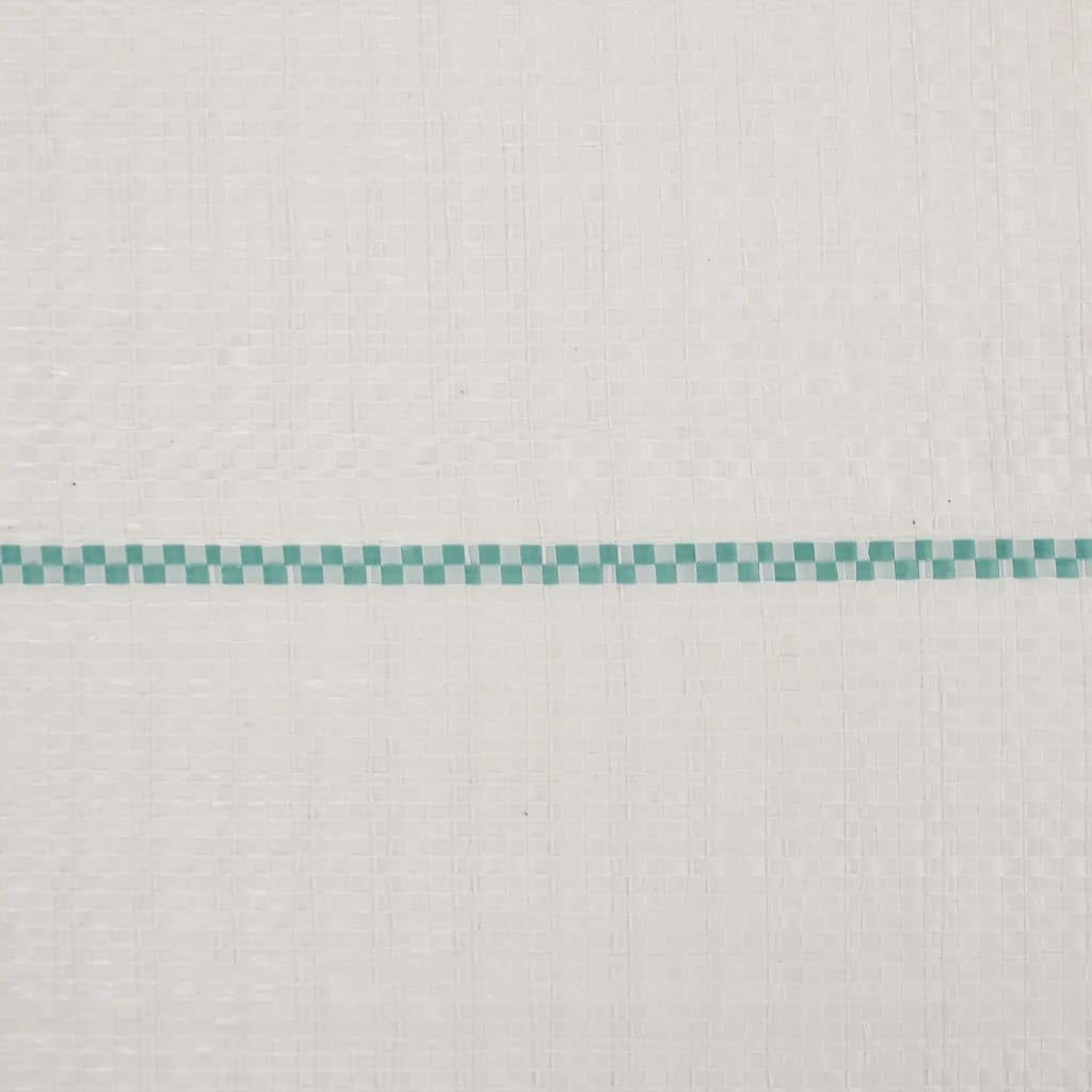Lámina para malas hierbas (2 x 150 m, permeable al agua, polipropileno), color blanco