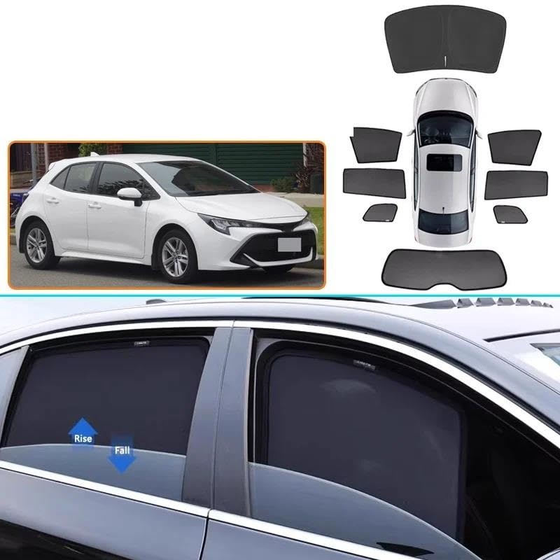Pare-soleil auto E210 en maille mesh windows pour une isolation fenêtres latérales - 7