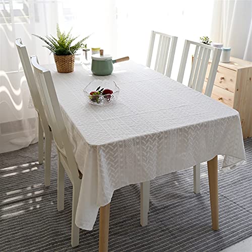 Nappe fait main rectangulaire dentelle macramé pour table terne - 2