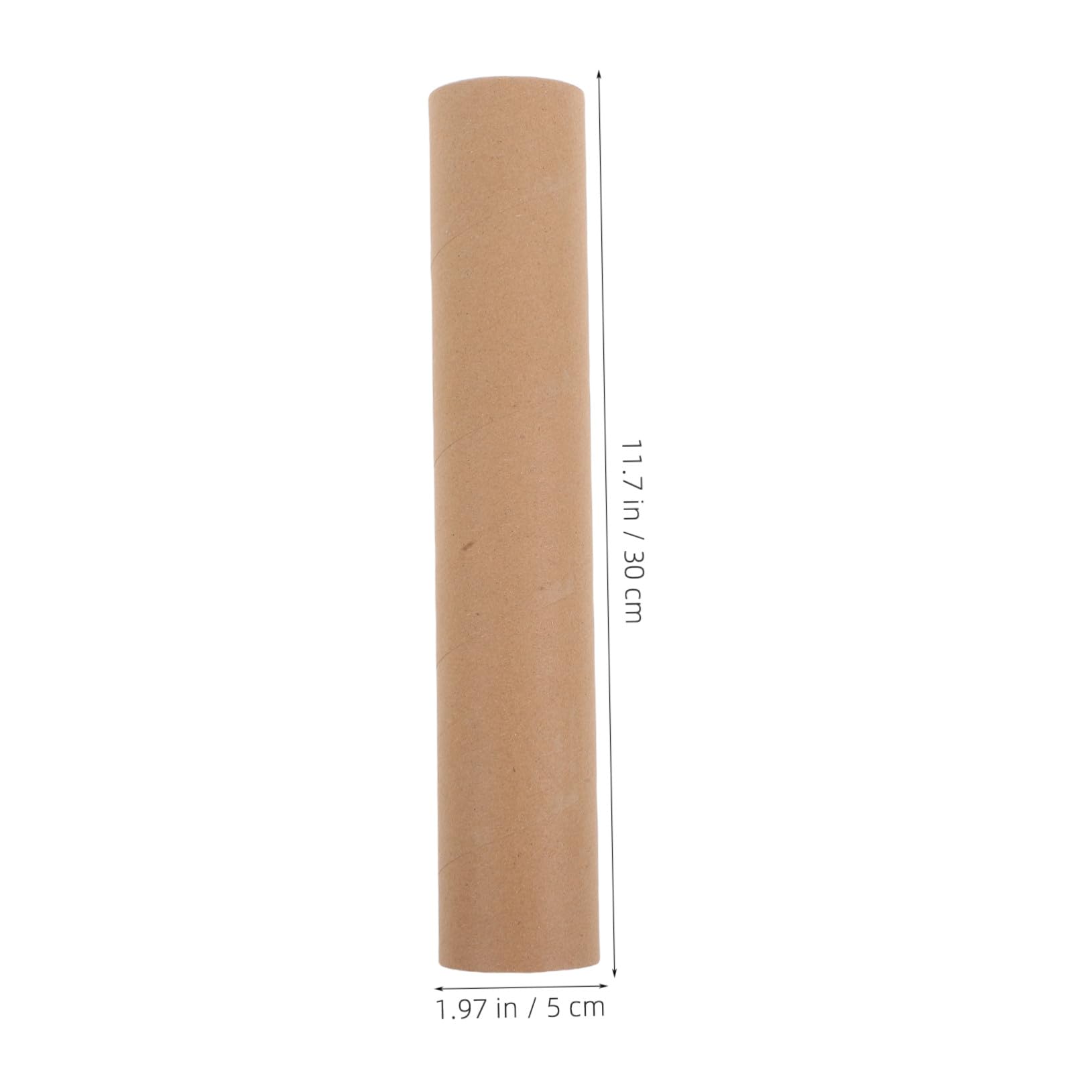 Cabilock 10pièces Tubes Expédition Carton Kraft Blanc Bouchons Inclus pour Emballage Transport de Documents Œuvres Art et Affiches