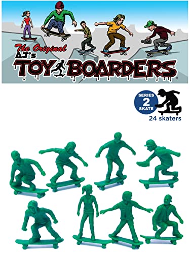 Universo Brands Toy Boarders Series II Skate Figures Green 24 Pieces 