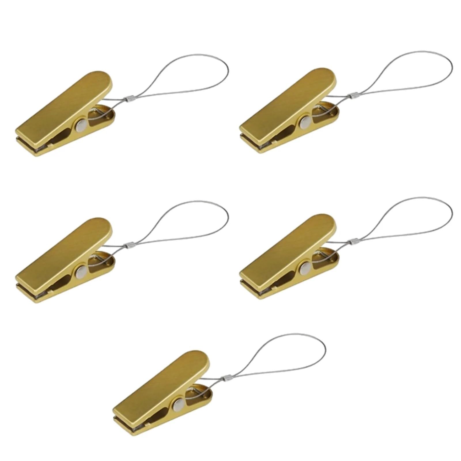 20pcs Spring Opening Quilt Clothespin Sturdy Clip and Drip Laundry Clothespins for Camping Tents Home Decor for Blanket Socks(Gold)