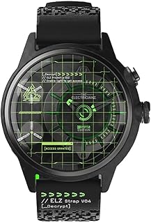 The Electricianz Crypto Edition - Reloj para hombre con sistema de iluminación LED patentado, diseño suizo, caja de acero ...