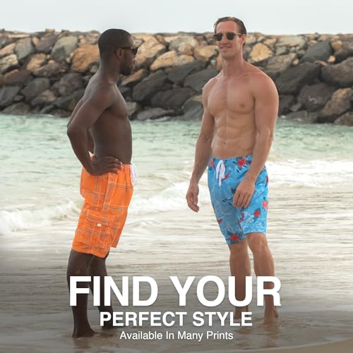 Image of Kanu Surf Men's Big Viper Extended Size Stripe Swim Trunk