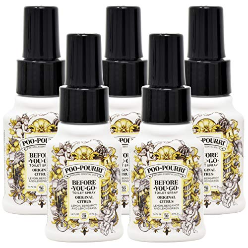 Image of Poo-Pourri Before-You-Go Toilet Spray, Original Citrus 1.4 Ounce - 5 Pack,