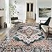 Produktbild TALETA Teppich Wohnzimmer Vintage, waschbarer Teppich Kurzflor, Orientteppich für Wohnzimmer, Schlafzimmer, Küche, Esszimmer, Groß: 160x230cm