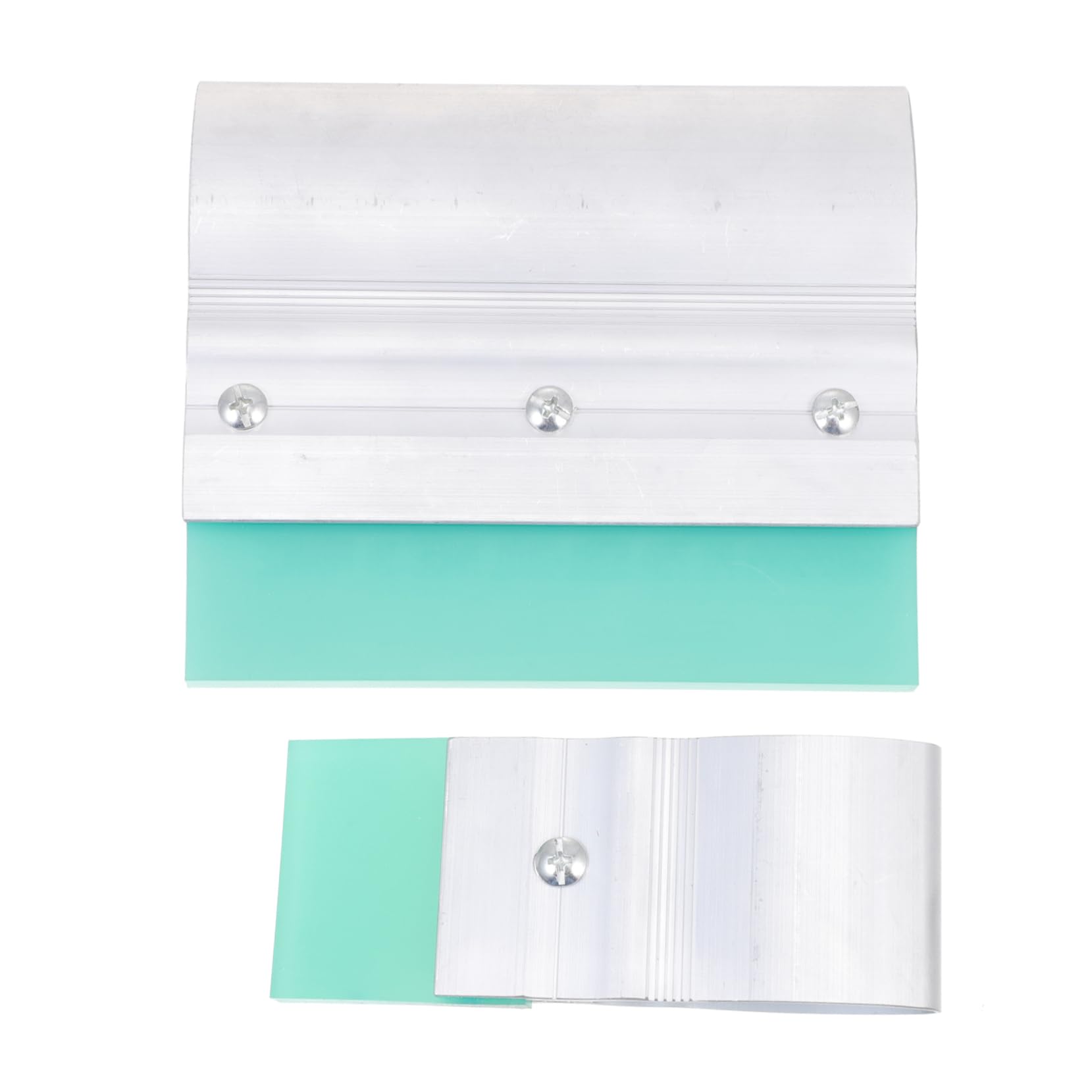 Raclette de sérigraphie Housoutil en caoutchouc et aluminium de 2 pièces pour impression textile