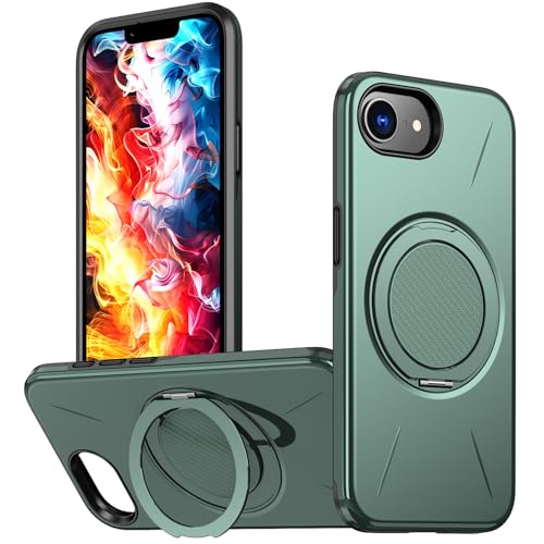 TLOMPLO for iPhone 16epP[X magsafeΉ 360°]X^h ϏՌ ČRMILKi  Ot CX[dΉ ACtH 16e pJo[ wh~ Yی  525-ip16e-04