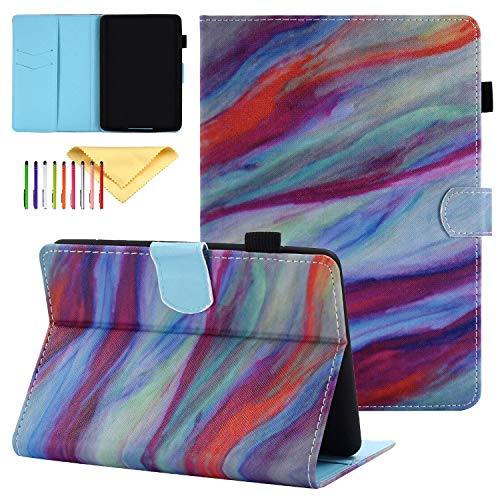 Case for Kindle Paperwhite 3/2/1, Cookk Premium Thinnest and Lightest PU Leather Cover with Auto Wake/Sleep for Amazon All-New Kindle Paperwhite (Fits 2012, 2013, 2015 2016 Versions), Color Marble
