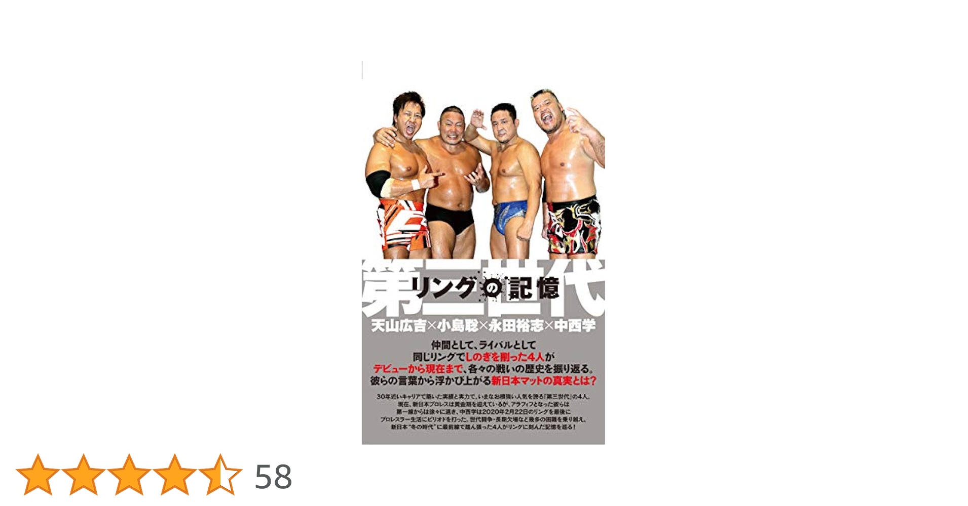 非売品☆新日本プロレス　興行ポスター永田裕志　天山広吉　直筆サイン入り★超激レア リングの記憶 第三世代~天山広吉×小島聡×永田裕志×中西学