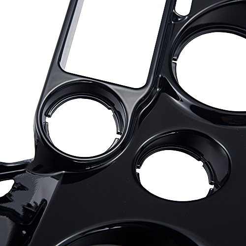 Electra Glide Front Inner Fairing, Vivid/Glossy Black, Batwing Kits For '96-'13 Harley Fl Touring Models #TOP7
