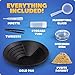 Blue Marble Gold Panning Kit for Kids - Learn to Pan for Gold, Includes Pay Dirt with Real Pyrite Specimens, Reusable Panning Pan, Vial, Tweezers & More