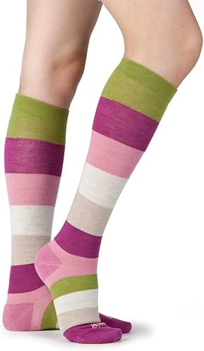 Miniatura 3 de JAVIE - Calcetines de compresión graduados ultra cómodos de 75% lana merino para mujeres y hombres (15-20 mmHg)