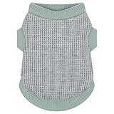 Cozy and Functional Dog Shirts for Small Puppies: Stretchable Green Attire with Easy-On Design, Ideal for Chihuahuas and Yorkies - Enhance Comfort and Playfulness on Chill Days Medium