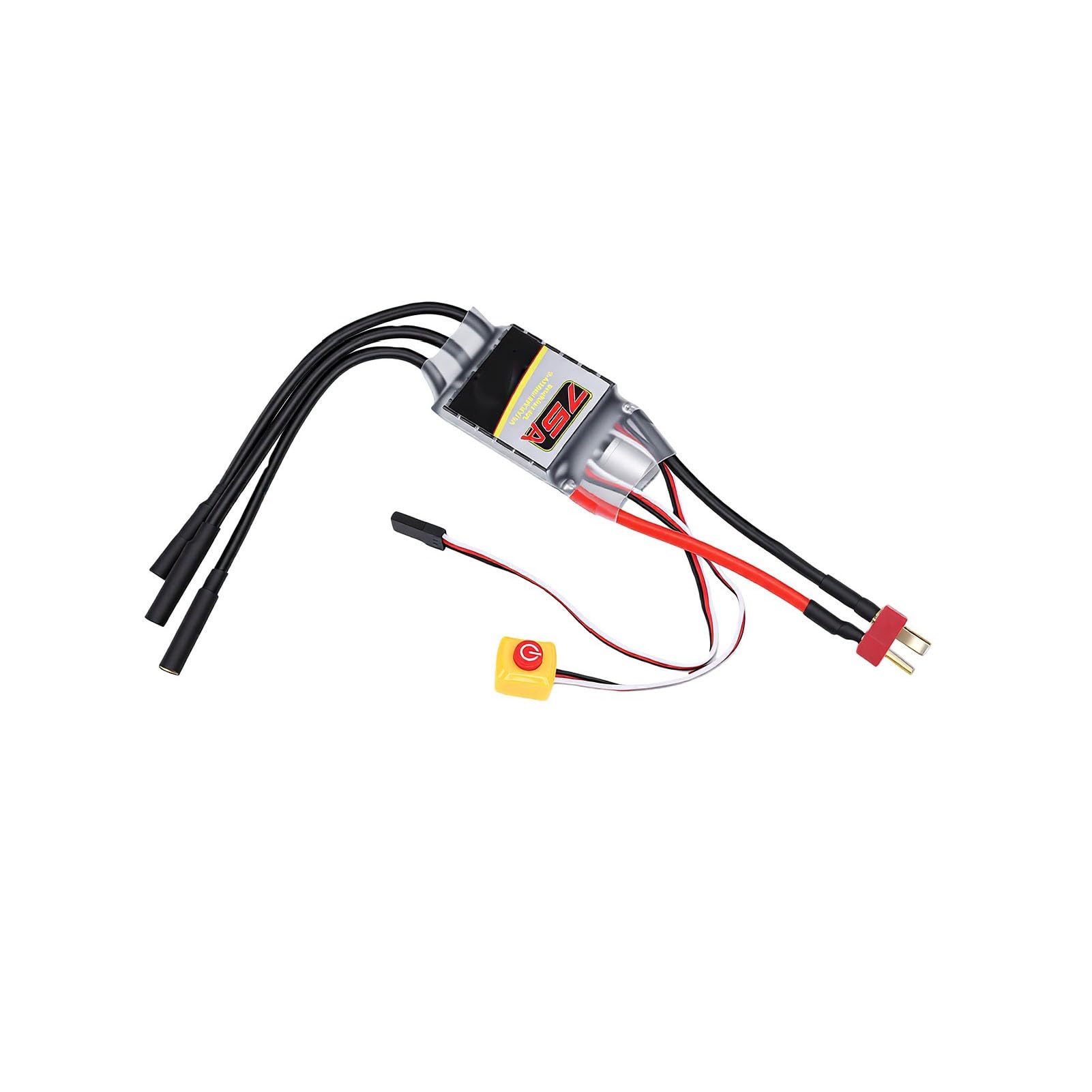 Generic Zestaw Bezszczotkowy Silnika 2800KV RC ESC Combo Wodoodporny 75A ESC do Niestandardowych Ciężarówek i łodzi RC w Skali 1/10