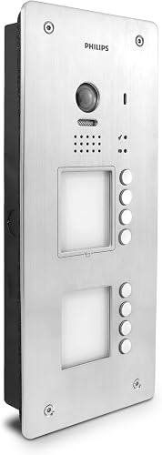 Philips 531029 WelcomeHive Pro - Platino de calle multivivienda
