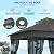 Outsunny 10' x 10' Outdoor Gazebo with Shelves and Netting, Double Roof Patio Gazebo Canopy Shelter, UV30+ Protected for Lawn, Backyard and Deck, Dark Gray
