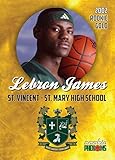Lebron James first Rookie Card St. Mary's High School Los Angeles Lakers RC