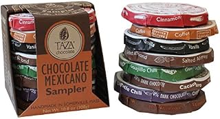 Taza Chocolate Organic Mexicano Disc Stone Ground, Variety Pack, 1.35 Ounce (8 Count)