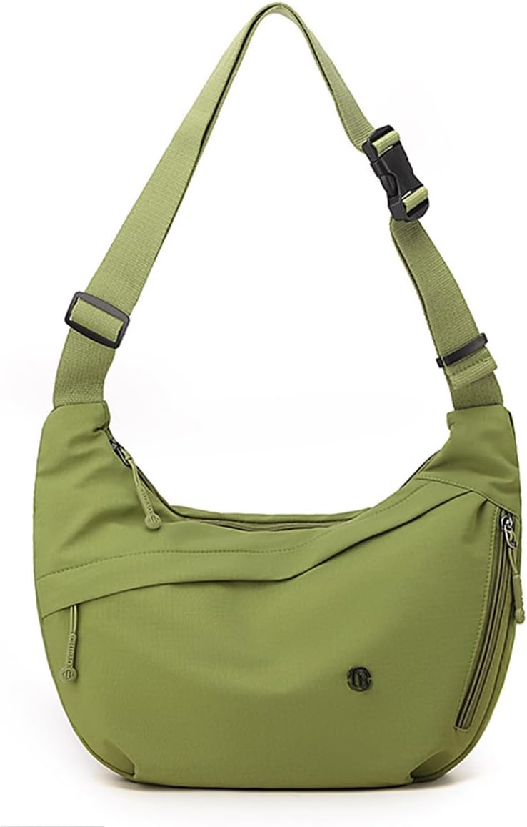 Nylon Crescent Crossbody Luna Bag for Women Men Moon Shoulder Spacious Lightweight Sling Casual Hobo Dumpling Purses