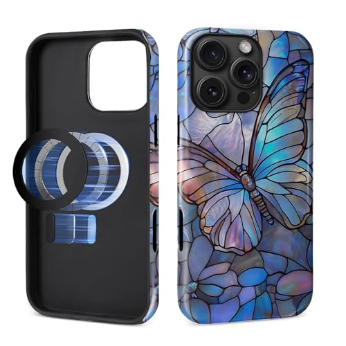 iPhone 16 PropP[X [MagSafeΉ] \tgVR + n[h PC h~ ϏՌ ی 2-in-1 P[X fB[X Y -  XehOX