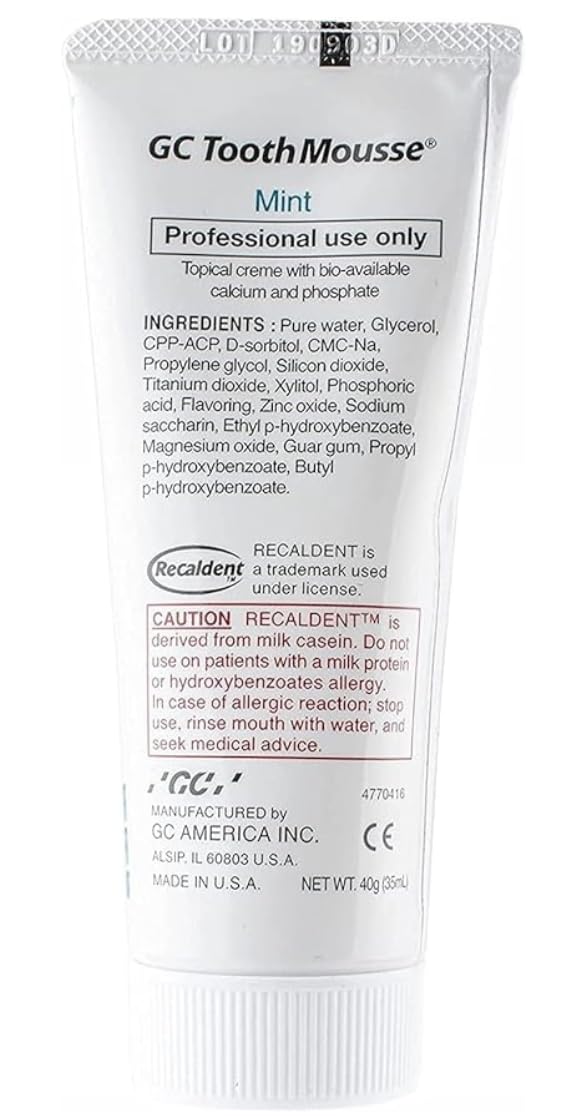 GC Tooth Mousse Mint Flavour - Triple pack by GC