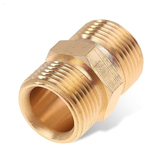 BURIUS Pressure Washer Hose Quick Connect - M22 14mm Quick Connect Pressure Washer Fittings 4500 Psi Pressure Washer Quick Connect Hose Fittings - Male to Male Hose Adapter Garden Hose Quick Connect Cover