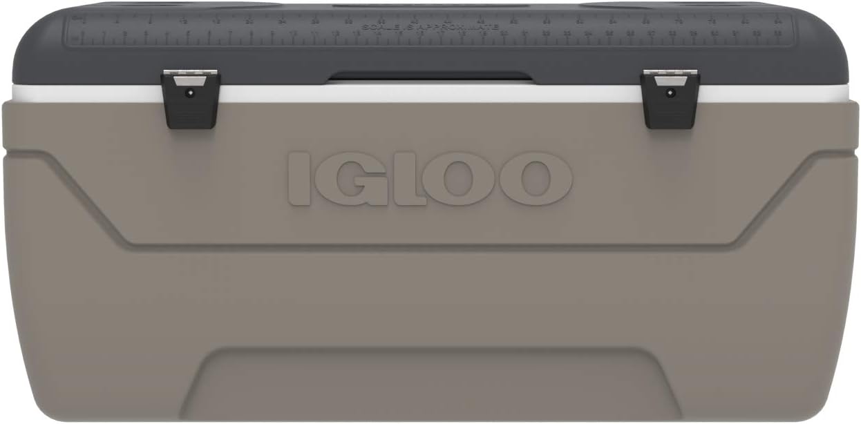 Igloo 110 Qt Glide Pro Portable Large Ice Chest Wheeled Cooler, White : Everything Else