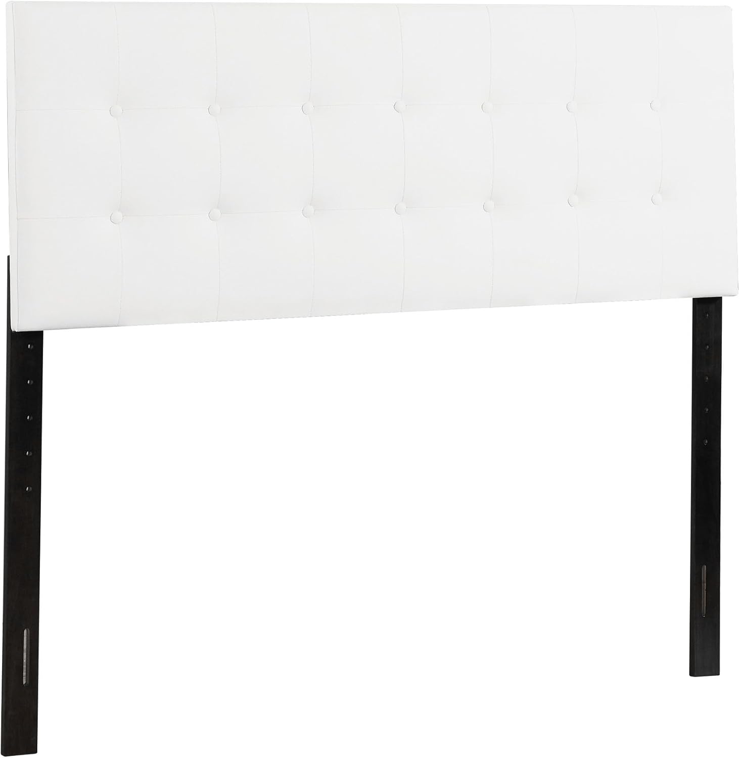 Indoor Modern Home Decorative Super Nova White Full Upholstered Tufted Panel Headboard