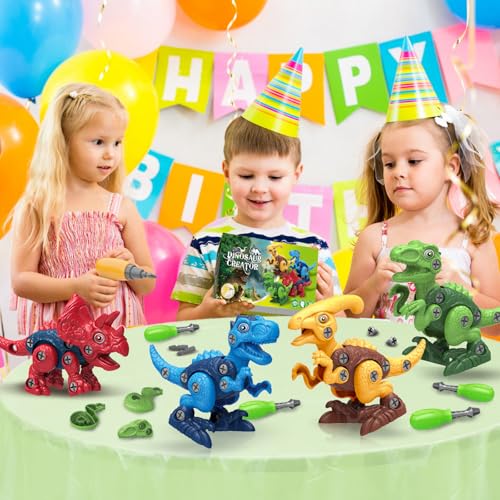 image for Officygnet Dinosaur Toys for 3, 4, 5, 6, 7 Year Old Boys, Take Apart T