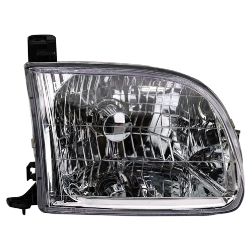 Image of TRQ Passenger Side Headlight Assembly Compatible with 2000-2004 Toyota Tundra TO2503129